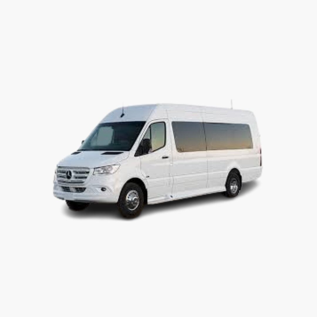 Fleet. Mercedes-Benz Sprinter (14 Passenger). Do you need a ride